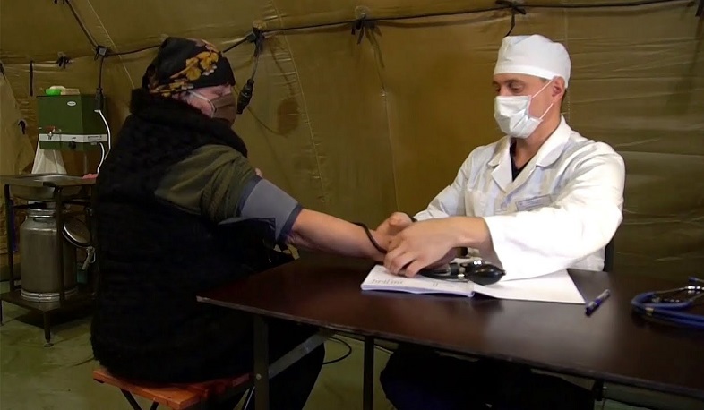 Российские военные медики оказали помощь 863 жителям Нагорного Карабаха, в том числе, 110 детям