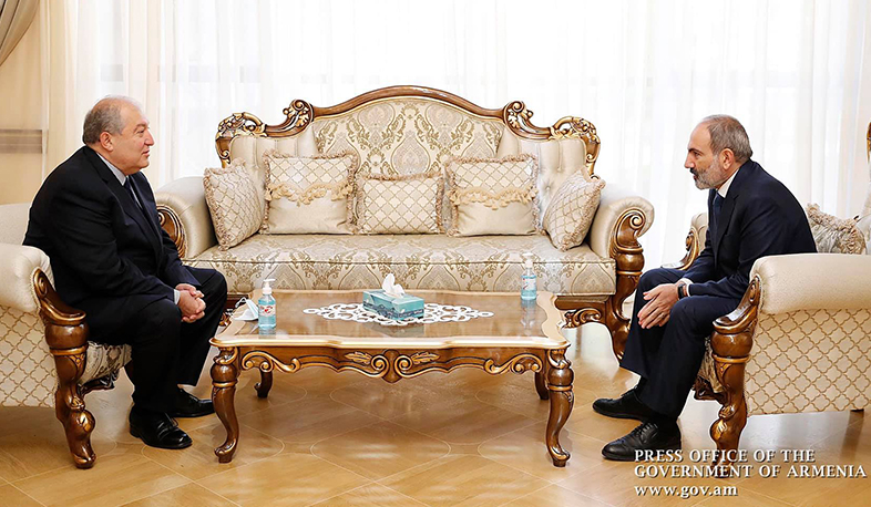 The meeting of Nikol Pashinyan and Armen Sarkissian  took place