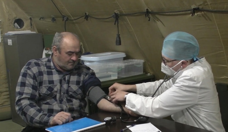 Российские медики оказали помощь 972 жителям Арцаха, в том числе – 125 детям