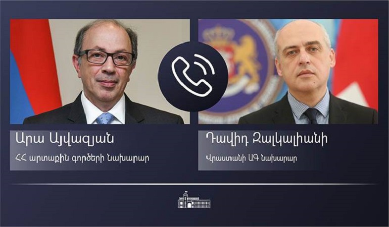 Foreign Minister Ara Aivazian had a phone conversation with the FM of Georgia