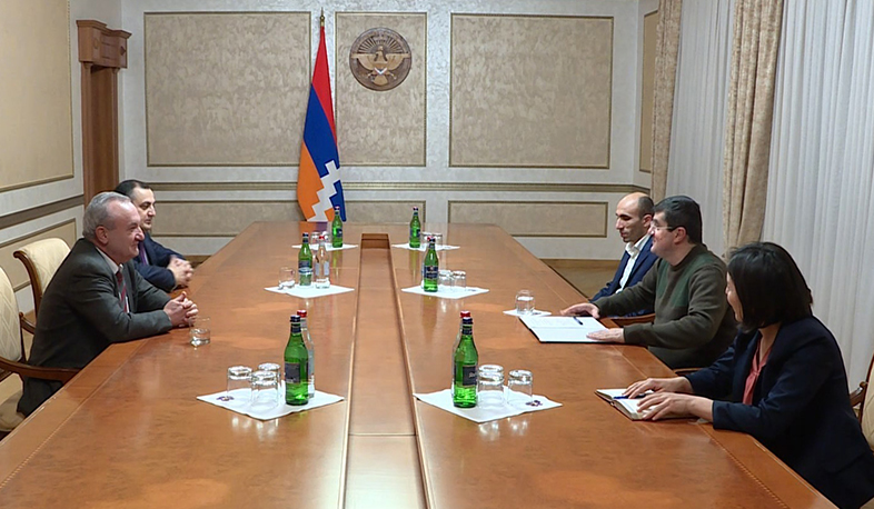 ԱՀ նախագահ Արայիկ Հարությունյանն ընդունել է ՀՀ ԿԳՄՍ նախարար Վահրամ Դումանյանին
