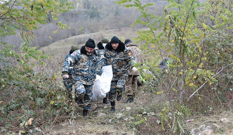 4 января в направлении Джабраил-Гадрут были обнаружены девять тел, в том числе, тела трех мирных жителей