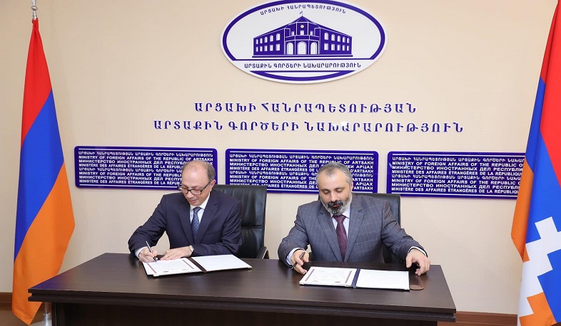 A plan of consultations was signed between the Foreign Ministries of Armenia and Artsakh