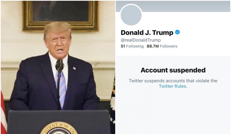 Twitter навсегда заблокировал аккаунт Трампа