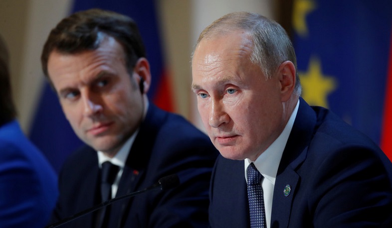 Путин и Макрон обсудили предстоящую встречу глав РФ, Армении и Азербайджана