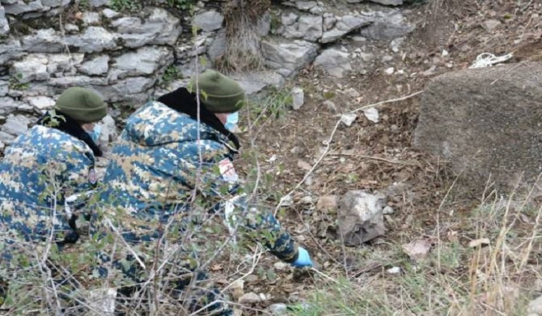В районе Зангелана обнаружены останки 14 военнослужащих