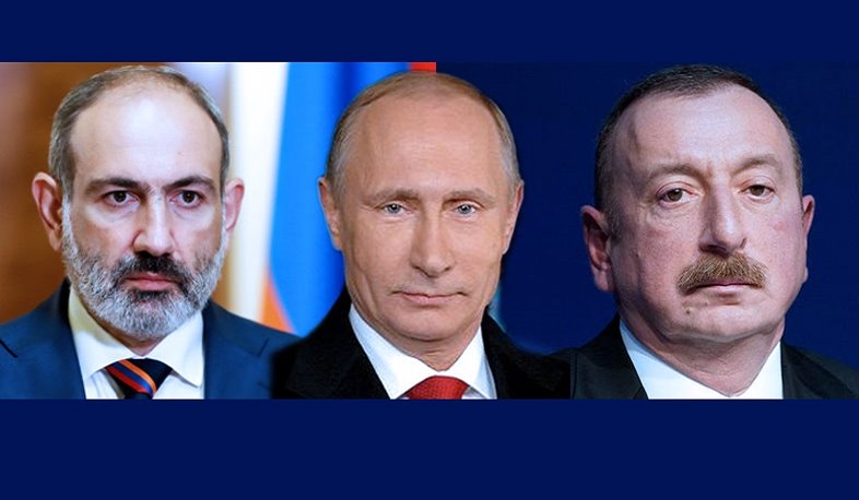 The meeting of Nikol Pashinyan, Vladimir Putin and Ilham Aliyev has started