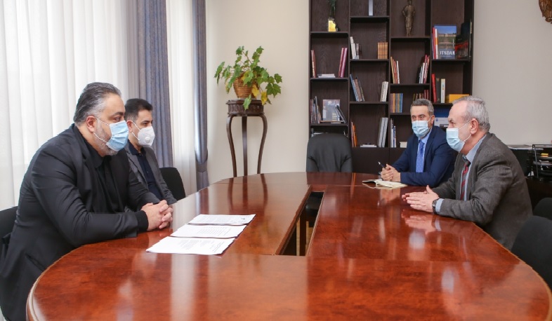 Վահրամ Դումանյանն ու Էդուարդ Թոփչյանը քննարկել են Առնո Բաբաջանյանի 100-ամյակի միջոցառումների ընթացքը