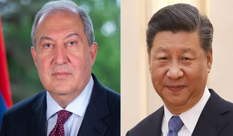 Chinese President wished Armen Sarkissian a speedy recovery