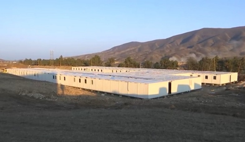 Для российских миротворцев в Нагорном Карабахе строятся блочно-модульные городки