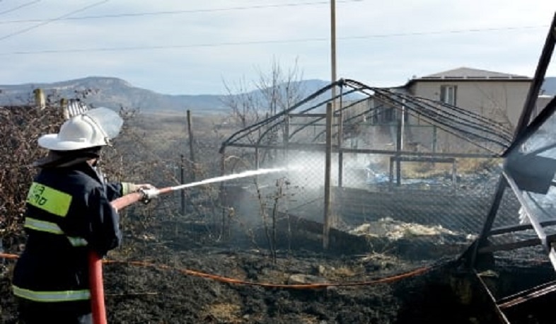 Հունվարի 14-ին Արցախում հրդեհի բռնկման մասին 4 դեպք է արձանագրվել