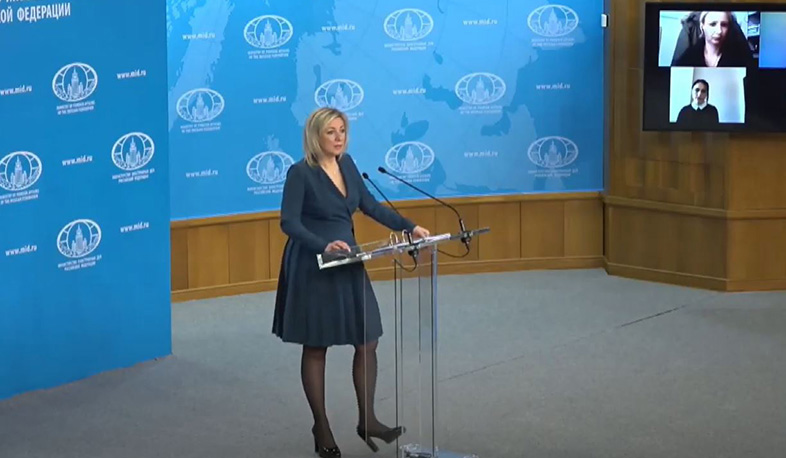 Russia welcomes the establishment of a dialogue between the Armenian and Azerbaijani sides. Zakharova