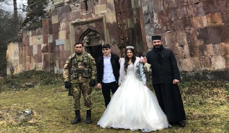 Հարսանիք Խորանաշատի վանքում՝ թշնամուց 100 մ հեռավորության վրա. լուսանկարներ