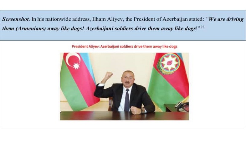 Azerbaijan pursues a policy of deep hatred and enmity towards Armenians at a high state level. Ombudsman