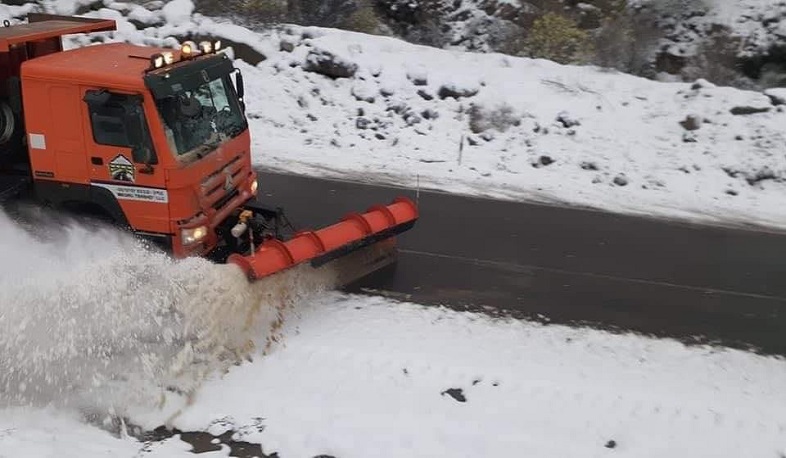 Վայքի, Սիսիանի և Գորիսի ավտոճանապարհներին ձյուն է տեղում