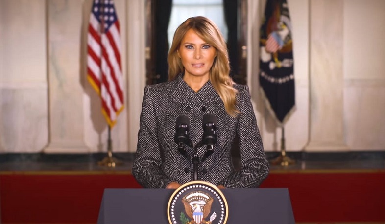 Մելանյա Թրամփը հանդես է եկել հրաժեշտի խոսքով