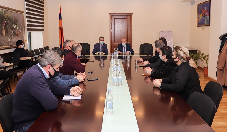 Վահրամ Դումանյանը հանդիպել է երաժշտահամերգային կազմակերպությունների ղեկավարների հետ