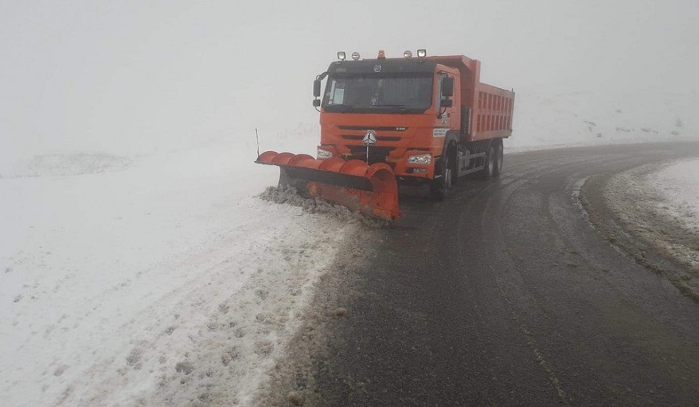 Առատ ձյան պատճառով Դիլիջանի ոլորանները փակ են կցորդիչով տրանսպորտային միջոցների համար