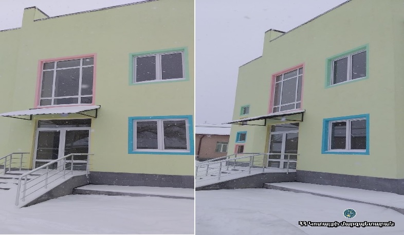 Վերին Պտղնի համայնքում նոր մանկապարտեզ կբացվի