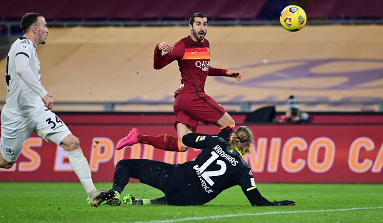 Իտալիայի գավաթ․ «Ռոման» պարտվեց «Սպեցիային» ու դուրս մնաց պայքարից․ Մխիթարյանը՝ գոլի հեղինակ