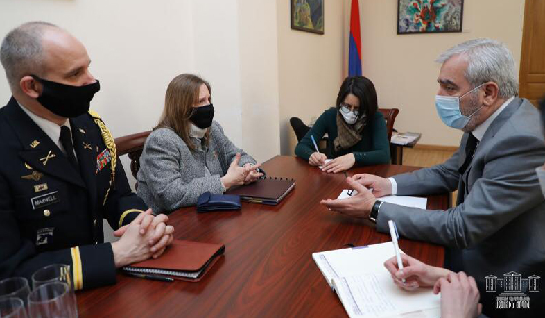 Andranik Kocharyan received the US Ambassador to Armenia