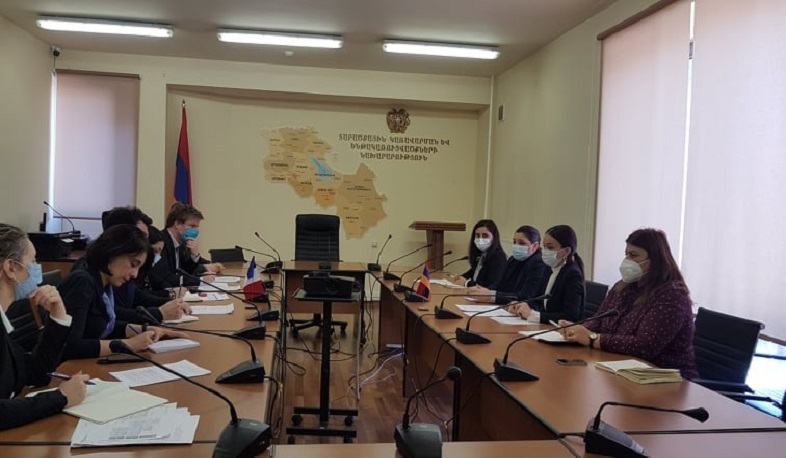 Վաչե Տերտերյանը Զարգացման ֆրանսիական գործակալության պատվիրակության հետ քննարկել է Վեդու ջրամբարի կառուցման ընթացքը