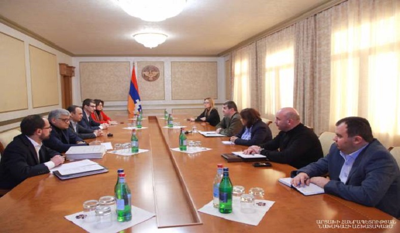 President of Artsakh received the delegation led by Zareh Sinanyan