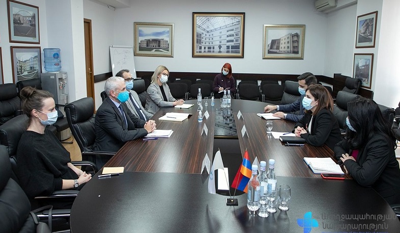 Minister of Health received the delegation led by Shombi Sharp