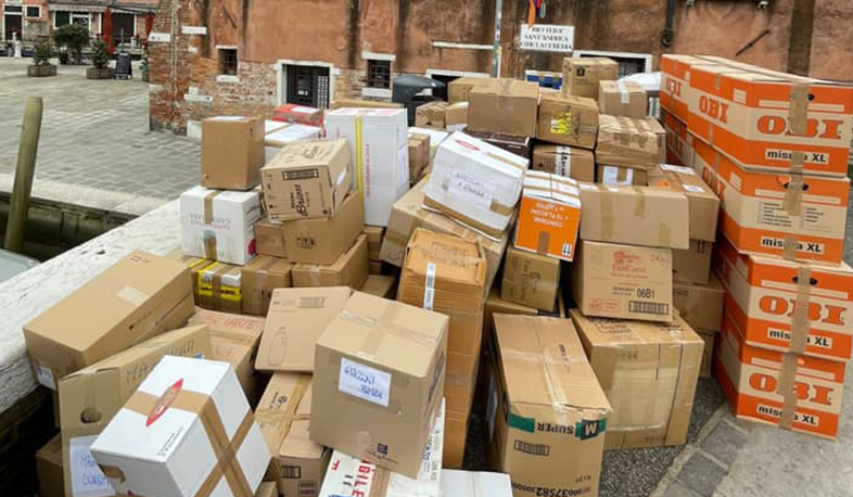 The humanitarian aid collected in Venice will be sent to the Armenian population affected by the war