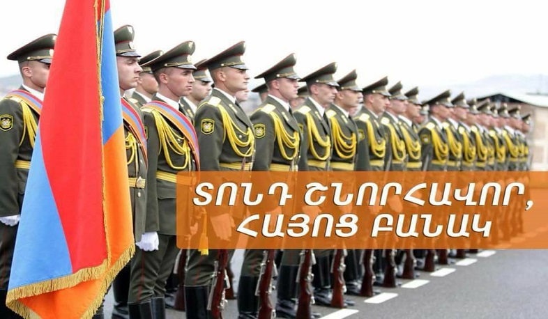 The Armenian army is 29 years old