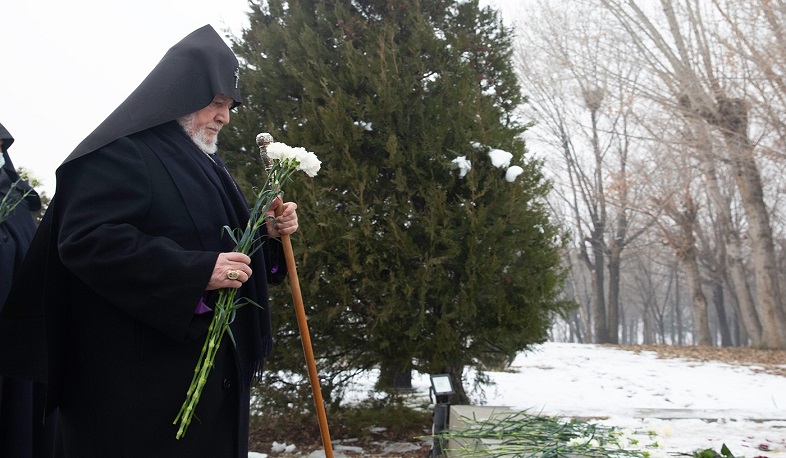 Католикоса всех армян посетил Ераблур: фотографии