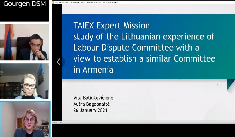 ԱԱՏՄ ներկայացուցիչները հեռավար քննարկում են ունեցել լիտվացի գործընկերների հետ  աշխատաժողով է կայացել Եվրոպական հանձնաժողովի Թայեքս գործիքի միջոցով