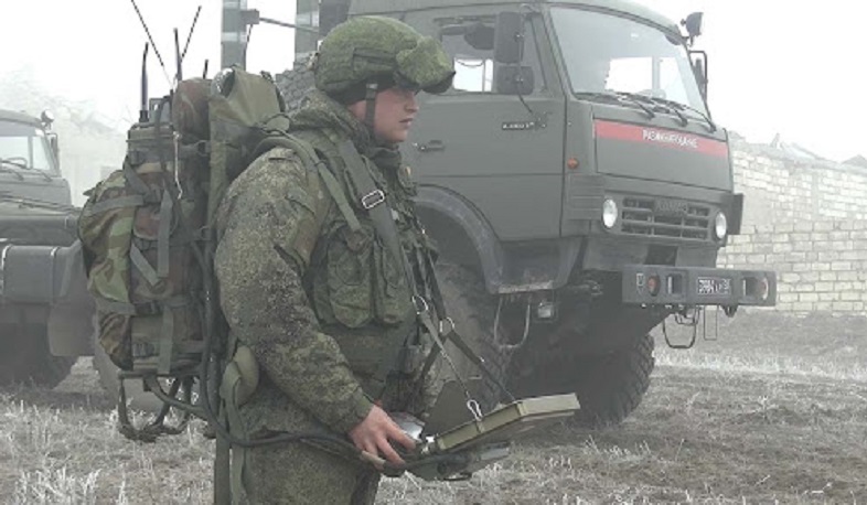 Russian sappers continue demining in Artsakh