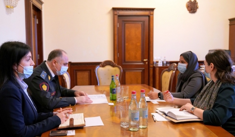 ՀՔԾ պետն ընդունել է Հայաստանում ԱՄԷ գործերի ժամանակավոր հավատարմատարին