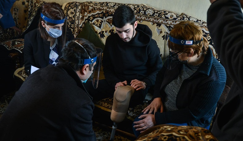 The process of assessing the needs of persons in need of prosthetics has started today