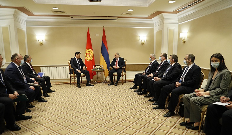 Премьер-министр Пашинян в Алматы провел встречу с премьер-министром Кыргызстана