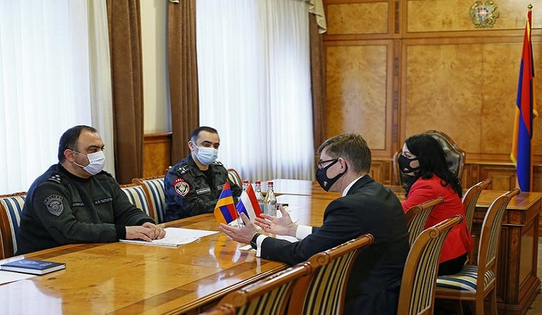 ՀՀ ոստիկանության պետն ընդունել է Հայաստանում Նիդեռլանդների  դեսպանին