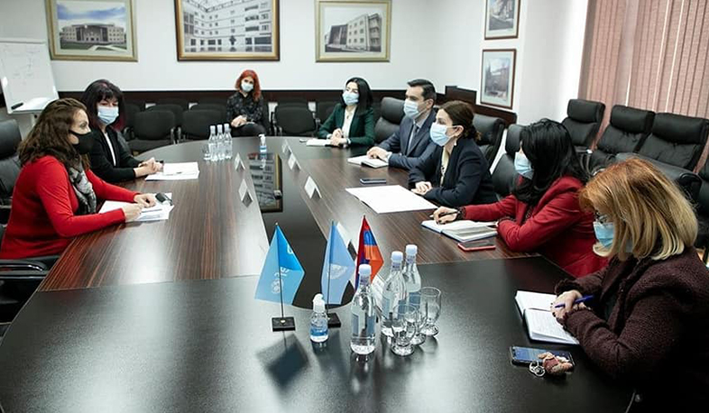 Անահիտ Ավանեսյանն ընդունել է Հայաստանում ՄԱԿ-ի մանկական հիմնադրամի ներկայացուցիչ Մարիան Քլարկ-Հաթինգին