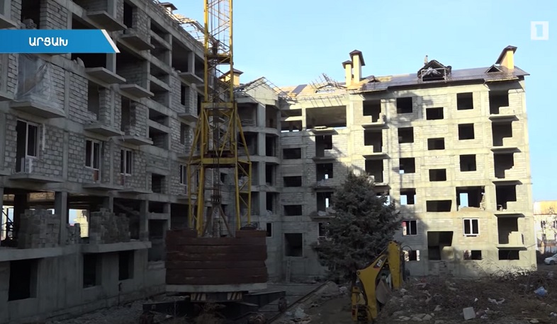 Արցախում կառուցվող նոր բնակարանները կհատկացվեն տեղահանված ընտանիքներին