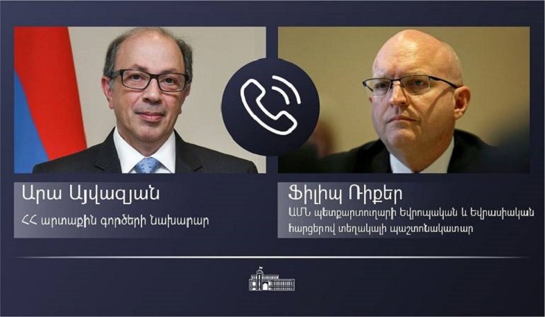 Ara Aivazian had a phone conversation with the US Deputy Assistant Secretary of State