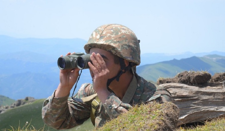 ՀՀ պետական սահմանի հայ-ադրբեջանական շփման գծի ամբողջ երկայնքով միջադեպեր չեն արձանագրվել. ՊՆ