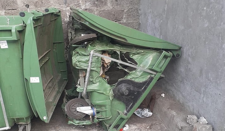 Այրված աղբաման՝ Արաբկիր վարչական շրջանում