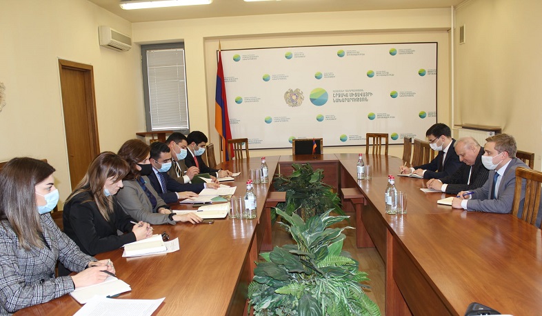 Министр окружающей среды РА встретился с послом РФ в Армении