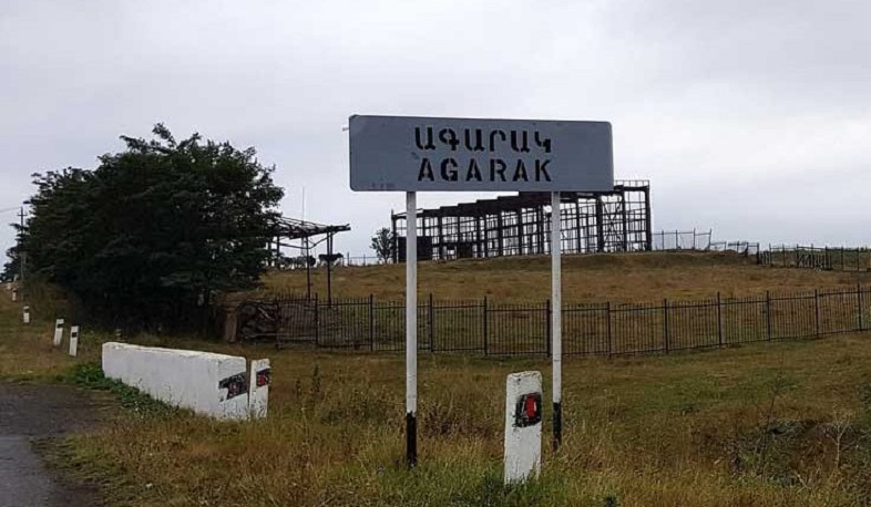 Armenian and Russian border guards have recorded irregular shots fired by Azerbaijani side near Agarak