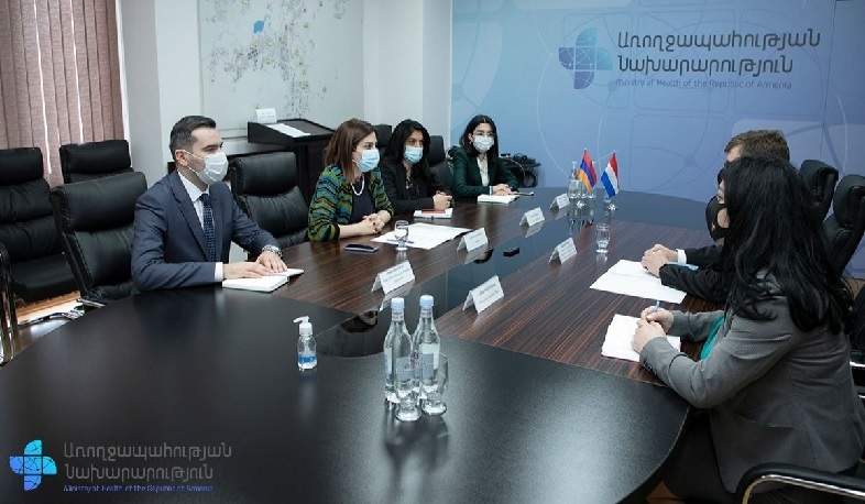 Министр здравоохранения встретилась с новоназначенным послом Нидерландов в Армении