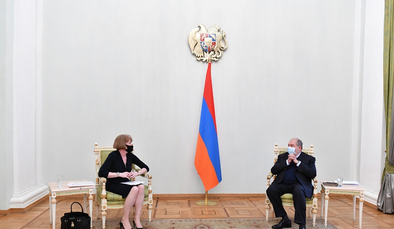 На встрече с Венди Мортон президент Армении подчеркнул важность возвращения армянских пленных