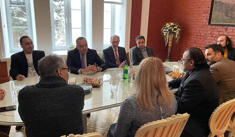 Ara Aivazian met with the representatives of Russian-Armenian intellectuals and business circles in Moscow