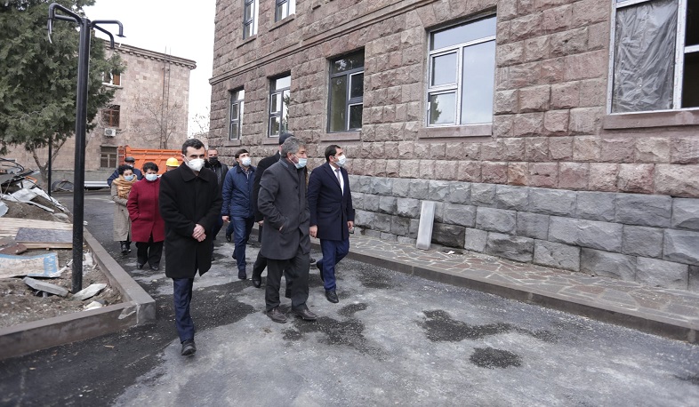 Վ․ Պետրոսյանի անվան դպրոցի՝ 1940-ական թթ․ կառուցված շենքն ամրացվում է սեյսմանվտանգության բարելավման ծրագրով. Պապիկյան