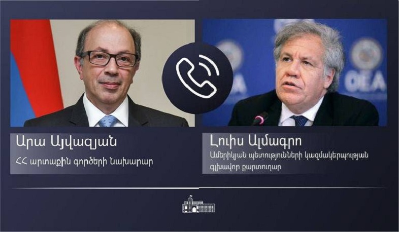 In a phone conversation with Luis Almagro, Ara Aivazian stressed the importance of the return of captives