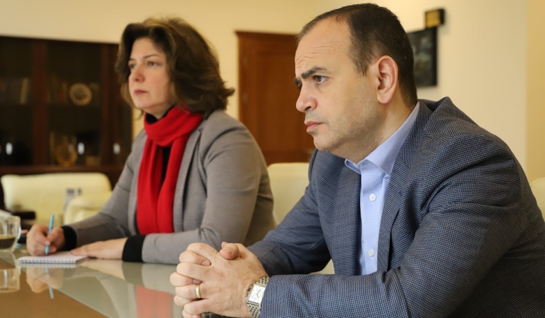 Заре Синанян и министр образования, науки, культуры и спорта Арцаха обсудили вопросы, касающиеся реформ в сфере образования